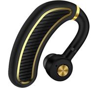 COOFINE Bluetooth Headset Single Ear Hook Wireless Headphone with Mic Noise Cancelling Waterproof Earphone Hands-Free Cell Phones Earpiece