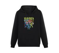 COOFOOK Men's Pullover Hoodie Sweater Hoody Long Sleeve 3D Sportswear Black King Gizzard and Lizard Wizard