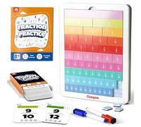 Coogam Magnetic Fraction Tiles for Fraction Learning & Practice