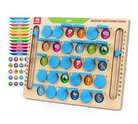 Coogam Memory Matching Games, Board Slide Toy with Memory Card, Essential Activities for Road Trip Airplanes/Cars/Camping, Fine Sports Educational Gift Toy for Children
