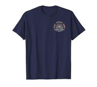Coogee Beach Australia Souvenir 2-Sided T-Shirt, Men, Navy Blue, 5X-Large