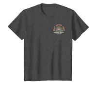 Coogee Beach Australia Souvenir 2-Sided T-Shirt, Youth, Dark Heather Grey, 2T