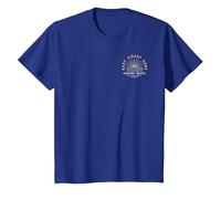 Coogee Beach Australia Souvenir 2-Sided T-Shirt, Youth, Royal Blue, 3T