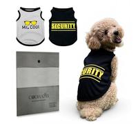 COOHAMS 2Pack Dog Shirts for Small & Medium Dogs, Puppy Clothes for Small Dogs boy, Lightweight & Breathable Dog tee Shirt, Chihuahua & French Bulldog Clothes (Large)