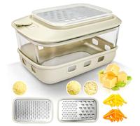 COOK A FUTURE Glass Food Storage Containers with Grater Lid