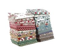 Cook Book Fat Quarter Bundle (39 Pieces) by Lori Holt for Riley Blake 18 x 21 inches (45.72 cm x 53.34 cm) Fabric cuts DIY Quilt Fabric