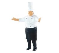 Cook Chef Figurines Building Scene 1:64 Scale Painted Figures Chef White 5, Chef de Cuisine
