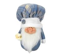 Cook Cheff Plush Swedish Tomte Gnome Scandinavian Figurine Farmhouse Office Kitchen Tiered Tray Decoration