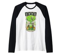 Cook Chemistry Chaos Periodic Table Funny Science Lab Raglan Baseball Tee