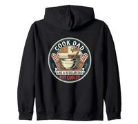 Cook Dad Kitchen Home Cooking Food Father's Day Zip Hoodie