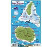 Cook Islands Dive Map & Coral Reef Creatures Guide Franko Maps Laminated Fish Card