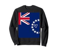 Cook Islands Flag Cook Islander Heart Proud National Day Sweatshirt