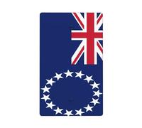 Cook Islands Flag Single Toggle Blank Wall Plate Light Switch Cover Decorative 1 Gang for Kitchen Room Bathroom Size 11.4x7cm