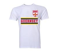 Cook Islands Junior Guernsey Core Football Country T-Shirt White | Size: 9-11 Years Cook Islands White 9-11 Years