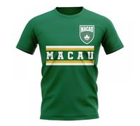 Cook Islands Junior Macau Core Football Country T-Shirt Green | Size: 5-6 Years Cook Islands Green 5-6 Years