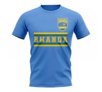Cook Islands Junior Rwanda Core Football Country T-Shirt Sky in Light Blue | Size: 9-11 Years Cook Islands Light Blue 9-11 Years