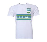 Cook Islands Junior Uzbekistan Core Football Country T-Shirt White | Size: 3-4 Years Cook Islands White 3-4 Years