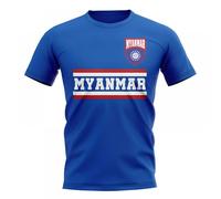 Cook Islands Men's Personalised Core Football Country T-Shirt Blue | Size: 2XL Cook Islands Blue 2XL