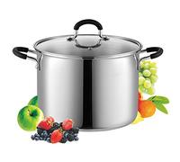 Cook N Home 8 Quart Stainless Steel Stockpot Saucepot with Lid