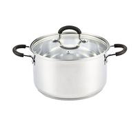 Cook N Home Stainless Steel 5 Quart Stockpot With Lid, Medium, Silver