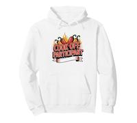 Cook Off Participant Minimalist Typography Chili Entry Pullover Hoodie