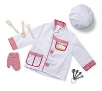 Cook Role Play Costume Dress -Up Set With Realistic Accessories