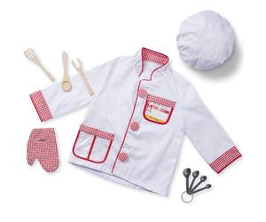 Cook Role Play Costume Dress -Up Set With Realistic Accessories