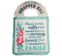 Cook Shop 207010017 Here's to The Nights That Turned into Mornings Shopper Bag, Polyester, Pistachio Green