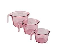 COOK WITH COLOR Glass Measuring Cups - Ideal for Cooking and Baking, Purple