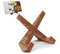 Cookbook Stand, SUCCEASY Recipe Book Stand for Kitchen, Wooden Foldable Cookbook Holder Display Stand Book Stand Tablet Stand for for Cooking, Plates and Kitchen Counter