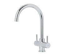 Cooke and Lewis Double Lever Mono Mixer Kitchen Tap Chrome