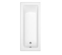 Cooke & Lewis Arezzo Acrylic Rectangular Straight Bath (L)1700mm (W)700mm