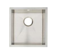 Cooke & Lewis Cajal Inox Stainless Steel 1 Bowl Sink 450mm X 430mm