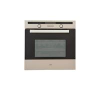 Cooke & Lewis Clmfsta Built-In Single Multi-Function Electric Oven - Brushed Black & Grey Stainless Steel Effect