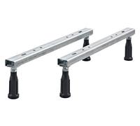 Cooke & Lewis Conway Black Steel Bath Legs, Pack Of 2