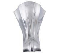 Cooke & Lewis Duchess Ridged Silver Effect Bath Feet, Pack Of 4