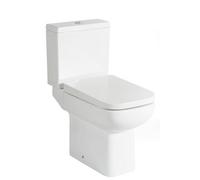 Cooke & Lewis Fabienne Alpine White Close-Coupled Toilet With Soft Close Seat