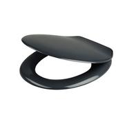 Cooke & Lewis Genoa Grey Standard Soft Close Toilet Seat