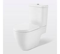 Cooke & Lewis Helena White Open Back Toilet With Soft Close Seat & Close Coupled Cistern