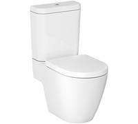 Cooke & Lewis Helena White Open Back Toilet With Soft Close Seat & Close Coupled Cistern