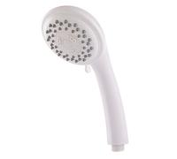Cooke & Lewis Ignacio White 3-Spray Pattern Shower Head