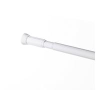 Cooke & Lewis Nira White Extendable Straight Shower Curtain Rod (L)110Cm