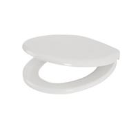 Cooke & Lewis Serina White Raised Soft Close Toilet Seat