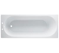 Cooke & Lewis Shaftesbury White Acrylic Rectangular Straight Bath (L)1500mm (W)700mm