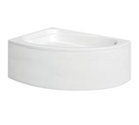 Cooke & Lewis Strand White Curved Front Bath Panel (H)52Cm (W)149.5Cm