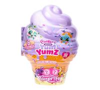 Cookeez Makery Yum Yumz Collector's Case, A Giant Ice Cream Case That Can Store 36 Yum Yumz! Includes 6 Exclusive Plush Plus A Fun Sticker Sheet to Decorate with, Play, Display and Store Away