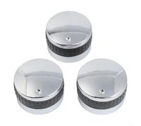 Cooker Control Knobs 58mm Electroplated Replacement for dial for Gas Electric Oven Hob BBQ Stove Handle Fit Single Pack