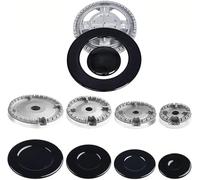 Cooker Hat Set Stove Lid Oven Gas Hob Burner Crown Flame Cap Cooking Metal Gas Oven Stove Cap Kit Fit For SABAF (Concave)