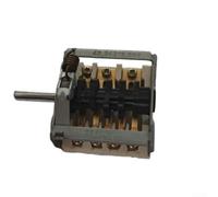 Cooker Hob Rotary Switch 4 Position 250V 32A Control Knob for Electric Stove Oven Burner Selector Grey Design