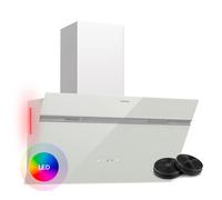 Cooker Hood 70 cm Extractor Hood Exhaust Air / Recirculation 600 m³/h White [EEK: A]